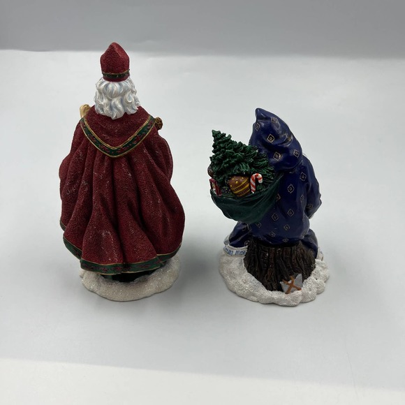 Vintage Reflections Of Christmas St. Nicholas NO STAFF Pipka Storytime Santas - Picture 3 of 11